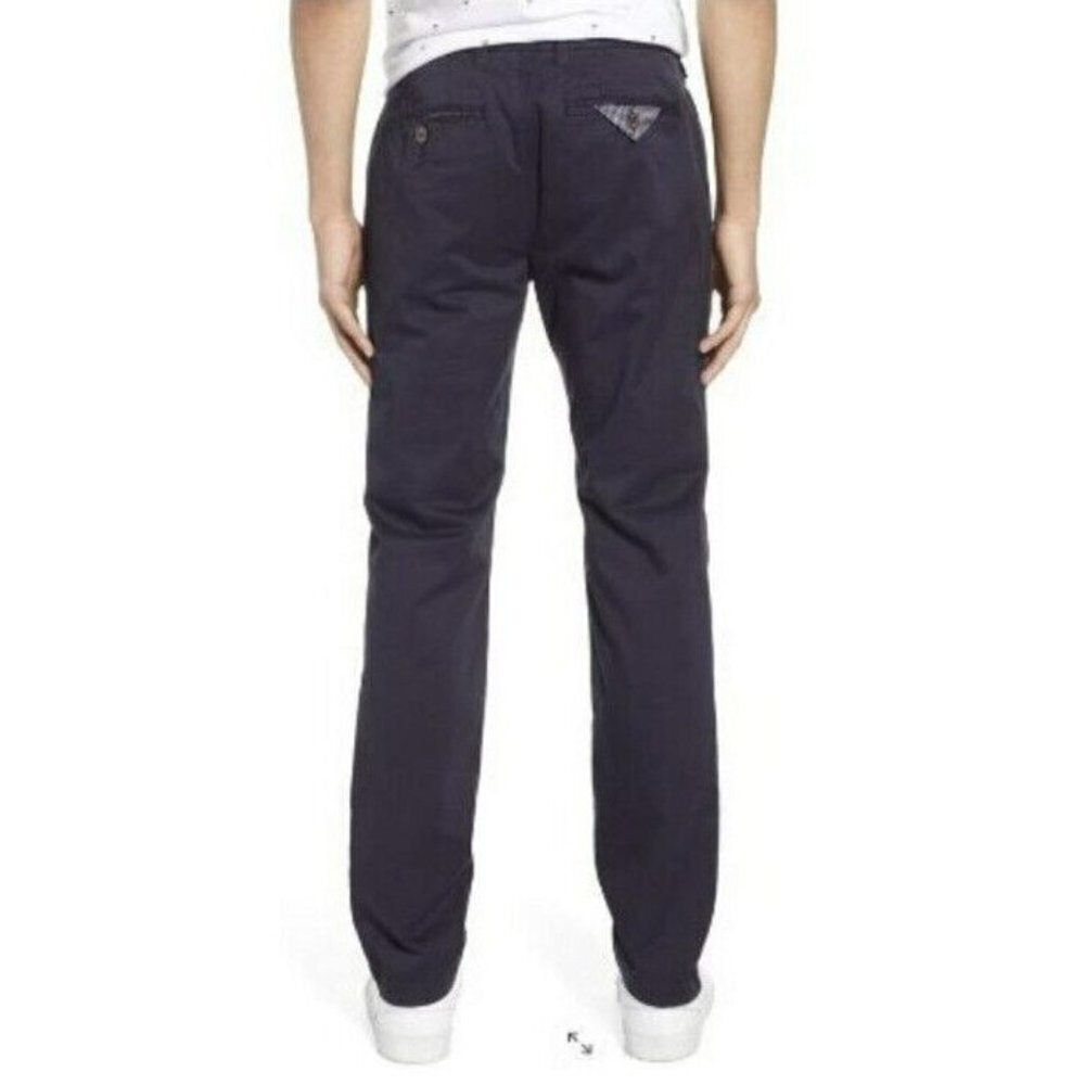 NWT $159 TED BAKER Seenchi Slim Fit Chino Pants 36R NEW Navy Blue 1B